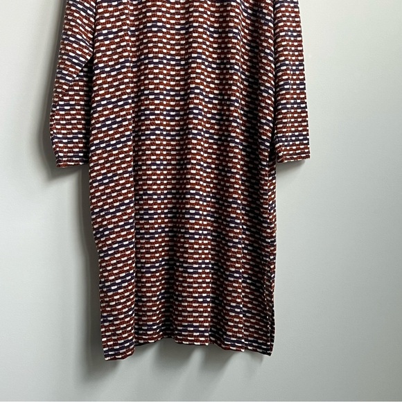 LOGO by Lori Goldstein Jacquard Duster Cardigan Purple Slate A611258 Longline - Picture 14 of 15